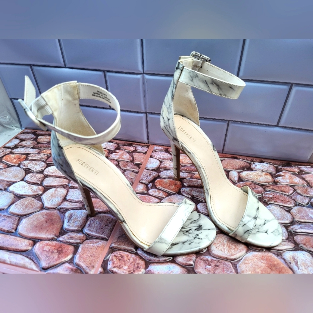 Forever 21 marbled heels